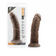 Dr. Skin 8 inches Penis With Suction Cup Chocolate Brown by Blush Novelties - view 2