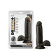 Dr. Skin Plus 7in Poseable Girthy Dildo Chocolate Adult Toy