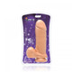 Thick Cock Balls & Suction Cup 8 inches Beige Dildo by SI Novelties - Product SKU SIN30110
