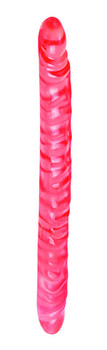 Translucence Slim Jim Duo Double Dong 17.5 Inch - Pink by Cal Exotics