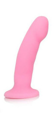 Luxe Cici Pure Silicone Pink Dildo by Blush Novelties
