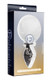 Fashionistas Black Glass Bunny Tail Butt Plug by Fashionistas - Product SKU EA3004 -2