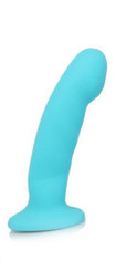 Cici Pure Silicone Dildo Blue Adult Toy