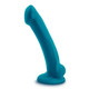 Temptasia Reina Teal Blue G-Spot Dildo by Blush Novelties