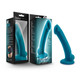 Temptasia Reina Teal Blue G-Spot Dildo by Blush Novelties - view 2