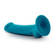 Blush Novelties Temptasia Reina Teal Blue G-Spot Dildo - Product SKU BN80232