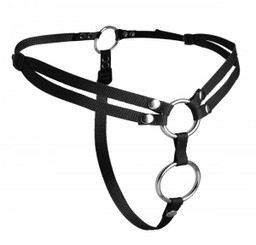 Strap U Unity Double Penetration Strap On Harness by XR Brands