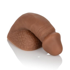Packer Gear 4 inches Silicone Packing Penis Brown Adult Sex Toys