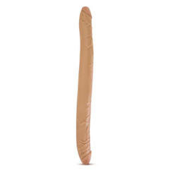 B Yours 16 inches Double Dildo Latin Tan Best Sex Toy
