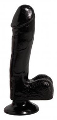 Basix 7.5 inches Black Dong with Suction Cup Best Sex Toys