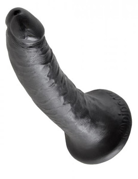 King Cock 7 Inches Dildo Black Sex Toy