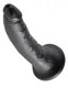 King Cock 7 Inches Dildo Black Sex Toy