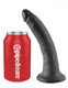 King Cock 7 Inches Dildo Black by Pipedream - Product SKU PD550223