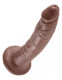 King Cock 7 Inches Cock - Brown Sex Toys