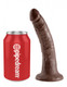 King Cock 7 Inches Cock - Brown by Pipedream - Product SKU PD550229
