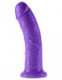 Dillio Purple 8 inches Slim Realistic Dildo Adult Sex Toy