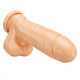 Thick Dong with Balls & Suction Beige 9 inches by Cloud 9 Novelties - view 2