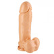 Thick Dong with Balls & Suction Beige 9 inches by Cloud 9 Novelties - view 4