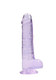 SHOTS AMERICA Real Cock 8in Realistic Dildo W/ Balls Purple - Product SKU SHTREA092PUR