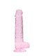 RealShaft Dildo 8in Realistic Dildo W/ Balls Pink by SHOTS AMERICA - view 3