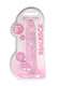 RealShaft Dildo 8in Realistic Dildo W/ Balls Pink by SHOTS AMERICA - view 4