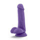 Au Naturel Bold Delight 6 In Dildo Purple by Blush Novelties - view 2