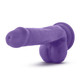 Au Naturel Bold Delight 6 In Dildo Purple by Blush Novelties - view 3