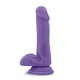 Au Naturel Bold Delight 6 In Dildo Purple by Blush Novelties - view 4