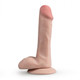 Dr. Skin Plus 6in Poseable Dildo Vanilla by Blush Novelties - view 4