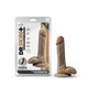 Dr. Skin Plus 6in Poseable Dildo Mocha by Blush Novelties