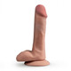 Dr. Skin Plus 6in Poseable Dildo Mocha by Blush Novelties - view 4