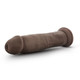 Dr Skin 9.5 inches Cock Chocolate Brown Dildo by Blush Novelties - Product SKU BN26816
