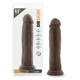 Blush Novelties Dr Skin 9.5 inches Cock Chocolate Brown Dildo - Product SKU BN26816