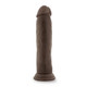 Dr Skin 9.5 inches Penis Chocolate Brown Dildo by Blush Novelties - view 4