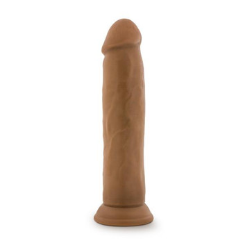 Dr Skin 9.5 inches Penis Mocha Tan Dildo by Blush Novelties