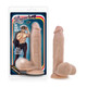 The War Hero 8 inches Realistic Penis Dildo Beige by Blush Novelties - view 3