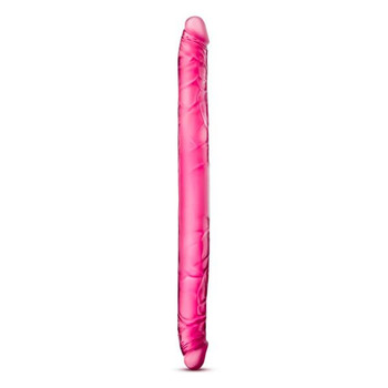 B Yours 16 inches Double Dildo Pink by Blush Novelties