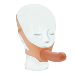 The Original Accommodator Latex Chin Dong Beige Adult Toy
