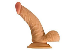 All American Whopper With Balls 6.5 Inches Dildo Beige by NassToys