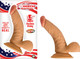 All American Whopper With Balls 6.5 Inches Dildo Beige by NassToys - view 2