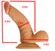 All American Whopper With Balls 6.5 Inches Dildo Beige by NassToys - view 3
