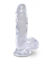 King Penis Clear 5 inches Penis with Balls by Pipedream Products