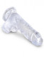 King Penis Clear 5 inches Penis with Balls by Pipedream Products - view 3