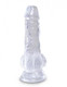 King Penis Clear 5 inches Penis with Balls by Pipedream Products - view 4