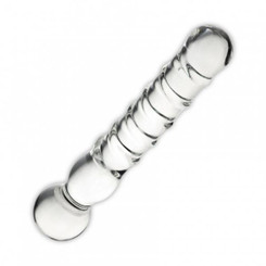 The Joystick Glass Dildo Wand Anal & G-Spot Clear Sex Toy For Sale