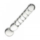 Joystick Glass Dildo Wand Anal & G-Spot Clear by Glas Toy