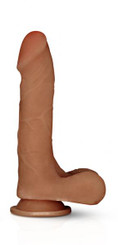 X5 Grinder Latin Realistic Dildo Brown by Blush Novelties