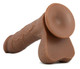 X5 Grinder Latin Realistic Dildo Brown by Blush Novelties - view 3