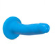 Neo Elite 6in Dual Density Penis Neon Blue by Blush Novelties - view 3
