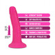 Neo Elite 6in Dual Density Cock W/ Balls Neon Pink by Blush Novelties - Product SKU BN54500